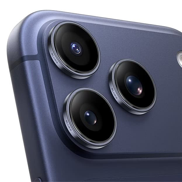 Sapphire PVD Steel Camera Ring Blue thumbnail 1