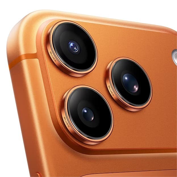 Sapphire PVD Steel Camera Ring Orange thumbnail 1