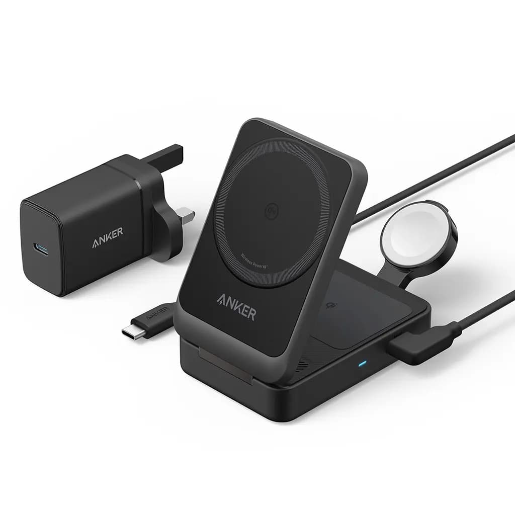 MagGo Wireless Charging Station (Foldable 3-in-1) thumbnail 1