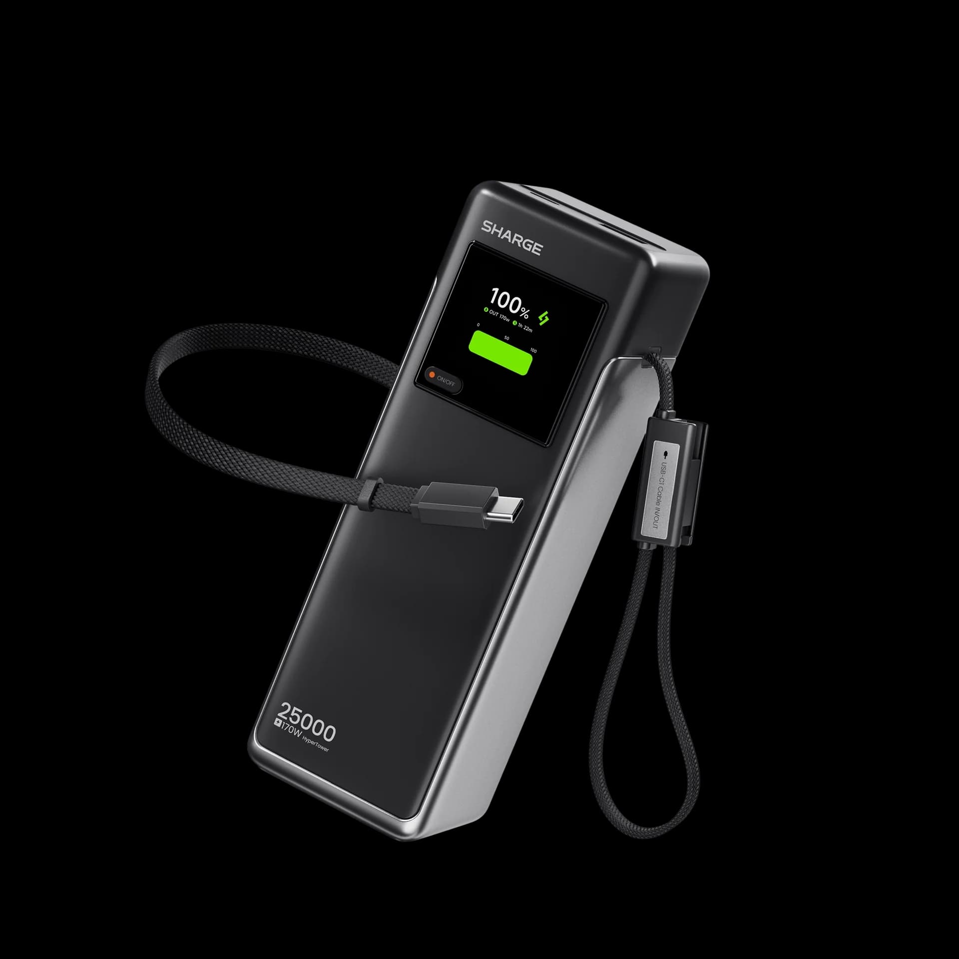 HyperTower Power Bank(4-in-1, 170W, 25K) thumbnail 1