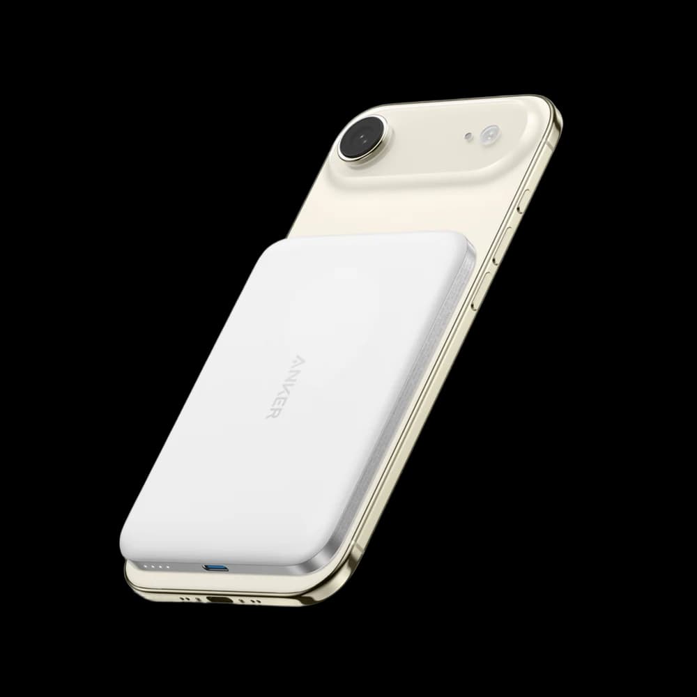 MagGo Slim 5K Card-Like Magnetic Power Bank (White) thumbnail 1
