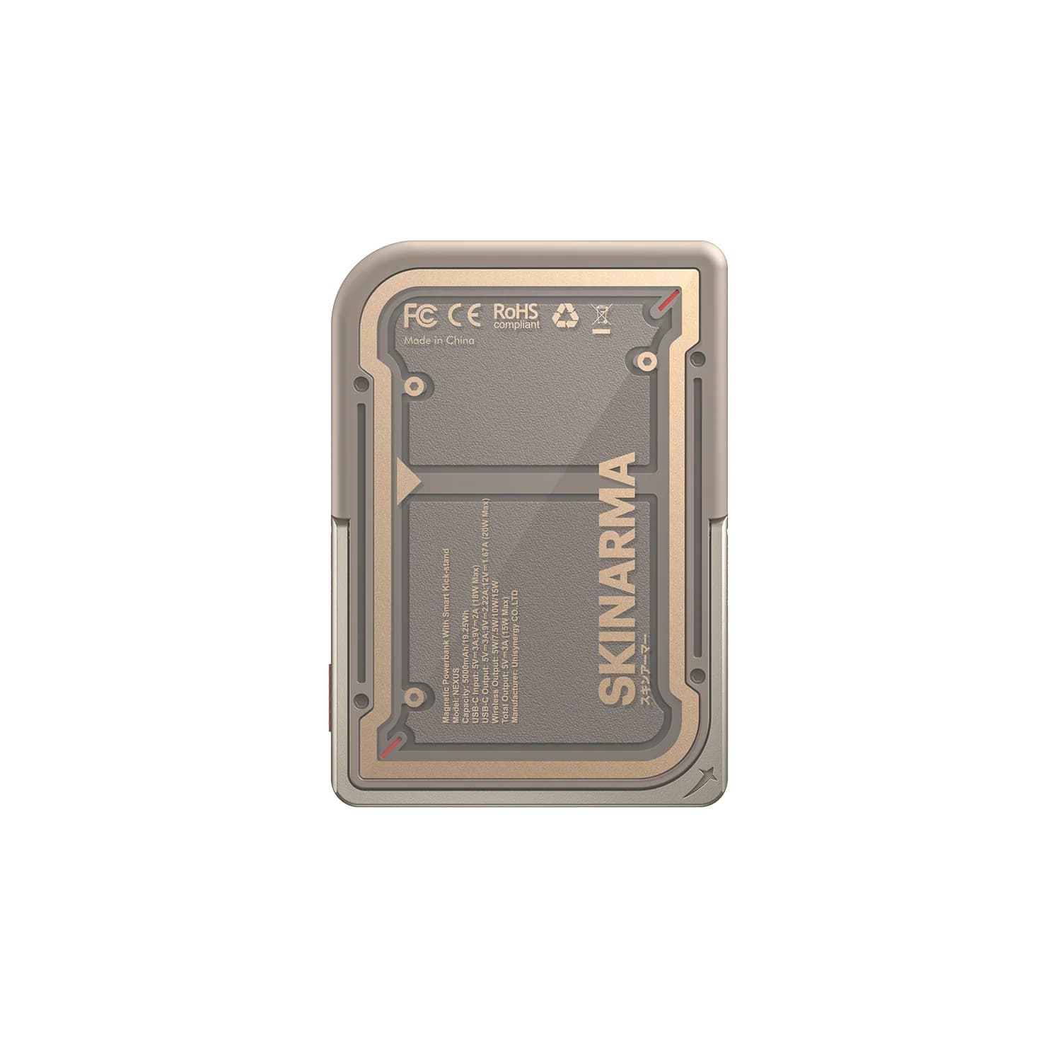 MECHA NEXUS Power Bank 5000 mAH Gold thumbnail 1