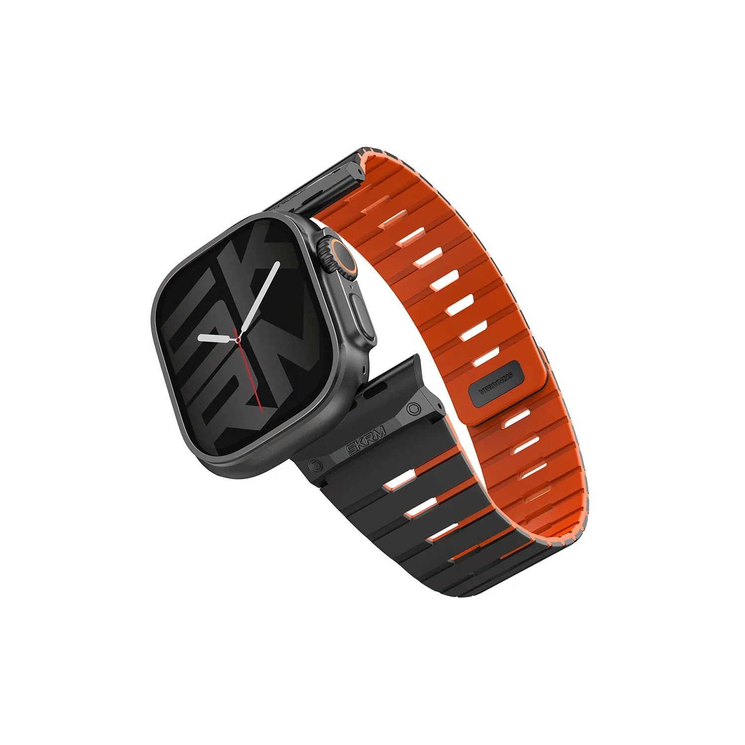 Skinaram GEMINI Apple Watch Strap Black thumbnail 1