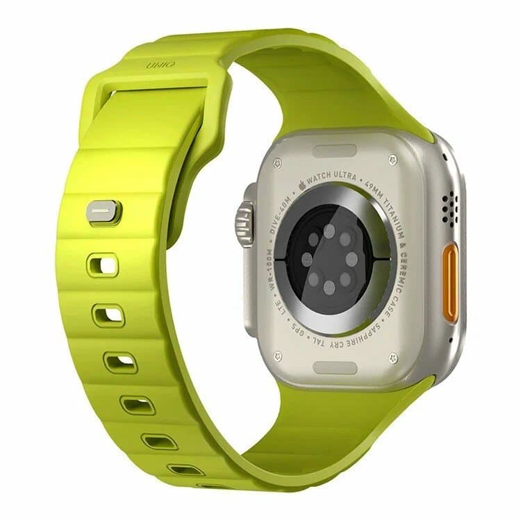 Alton Waterproof Silicone Apple Watch Band  Green thumbnail 2