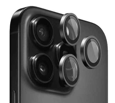Sapphire PVD Steel Camera Ring Black thumbnail 1