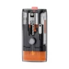Set təmizlənməsi üçün Porodo Lifestyle 11-in-1 Multipurpose Cleaning Kit Black