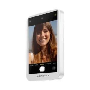 Monitor üçün селфи Porodo Lifestyle Magnetic Mirroring Device Ağ