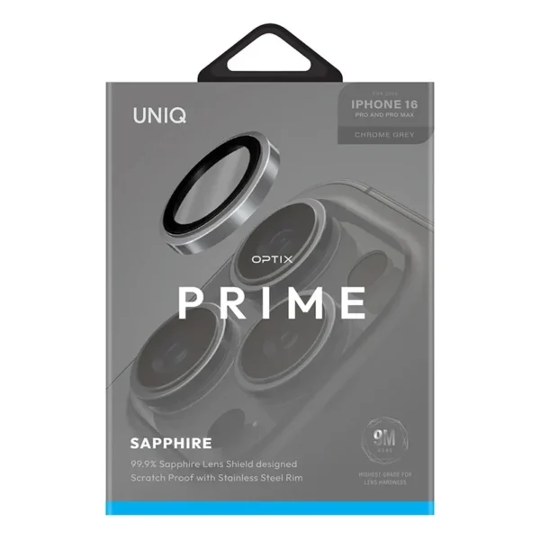 Uniq Optix Prime Sapphire Kamera Qoruyucusu (iPhone 16 Pro/Pro Max )