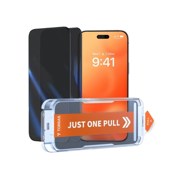 image-Photoroom2028629_9a3811da-fe7c-45a6-9146-f99f4e804a2d.jpg Qoruyucu Şüşə Torras GlassGo Privacy Screen Protector (iPhone 16 Pro üçün)