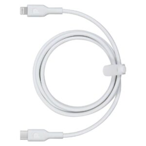 Кабель Powerology Type-C to Lightning Cable 60W PD White, 2 м