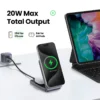 Беспроводное зарядное устройство Ugreen 2-in-1 Qi2 Magnetic Wireless Charger