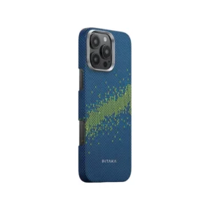 Pitaka Tactile Woven iPhone 16 Pro Max üçün qoruyucu kabro