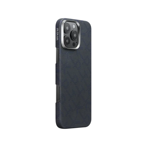 Чехол Pitaka Tactile Woven Case для Apple iPhone 16 Pro Black/Blue
