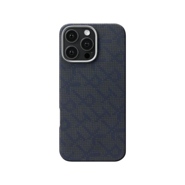 Чехол Pitaka Tactile Woven Case для Apple iPhone 16 Pro Black/Blue