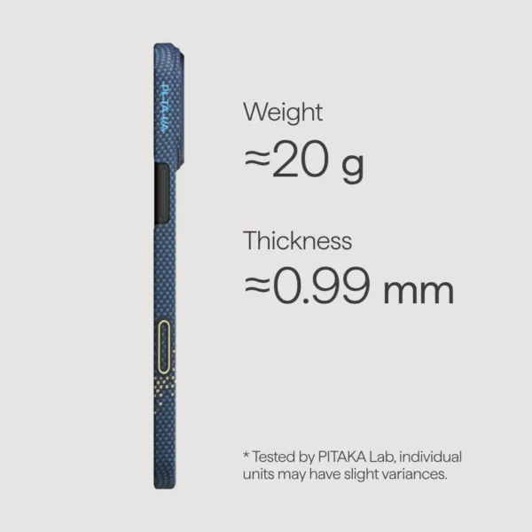 PITAKA Ultra Nəzik iPhone 17 Pro  üçün qoruyucu kabro