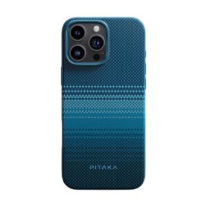 Чехол Pitaka Military Grade Protective Case Moonrise для Apple iPhone 16 Pro Blue