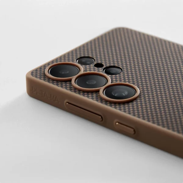 Чехол Pitaka PinButton Case для Samsung S25 Ultra Black/Gold