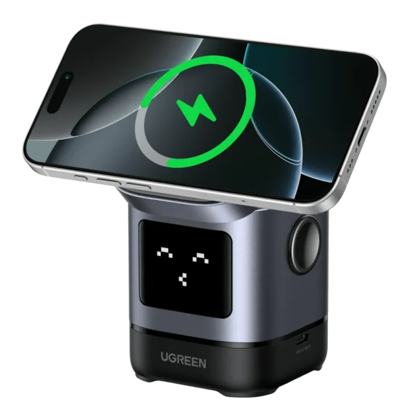 ugreen-uno-15w-qi2-magsafe-adjustable-charging-station-922979_f46579a1-e583-4fe5-958d-5898a8664b20.webp Беспроводное зарядное устройство Ugreen Uno 2-in-1 Magnetic Wireless Charger 15W