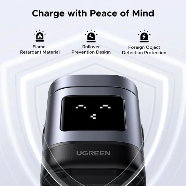 ugreen-uno-15w-qi2-magsafe-adjustable-charging-station-937546_62f7e4a5-6d08-4df3-a71a-819722aebd03.webp Беспроводное зарядное устройство Ugreen Uno 2-in-1 Magnetic Wireless Charger 15W